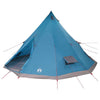 Tenda per famiglie Vidaxx teepee blu e grigia 560 x 560 x 300 cm