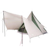 Tenda familiare Vidaxx Teepee verde e beige 510 x 690 x 330 cm