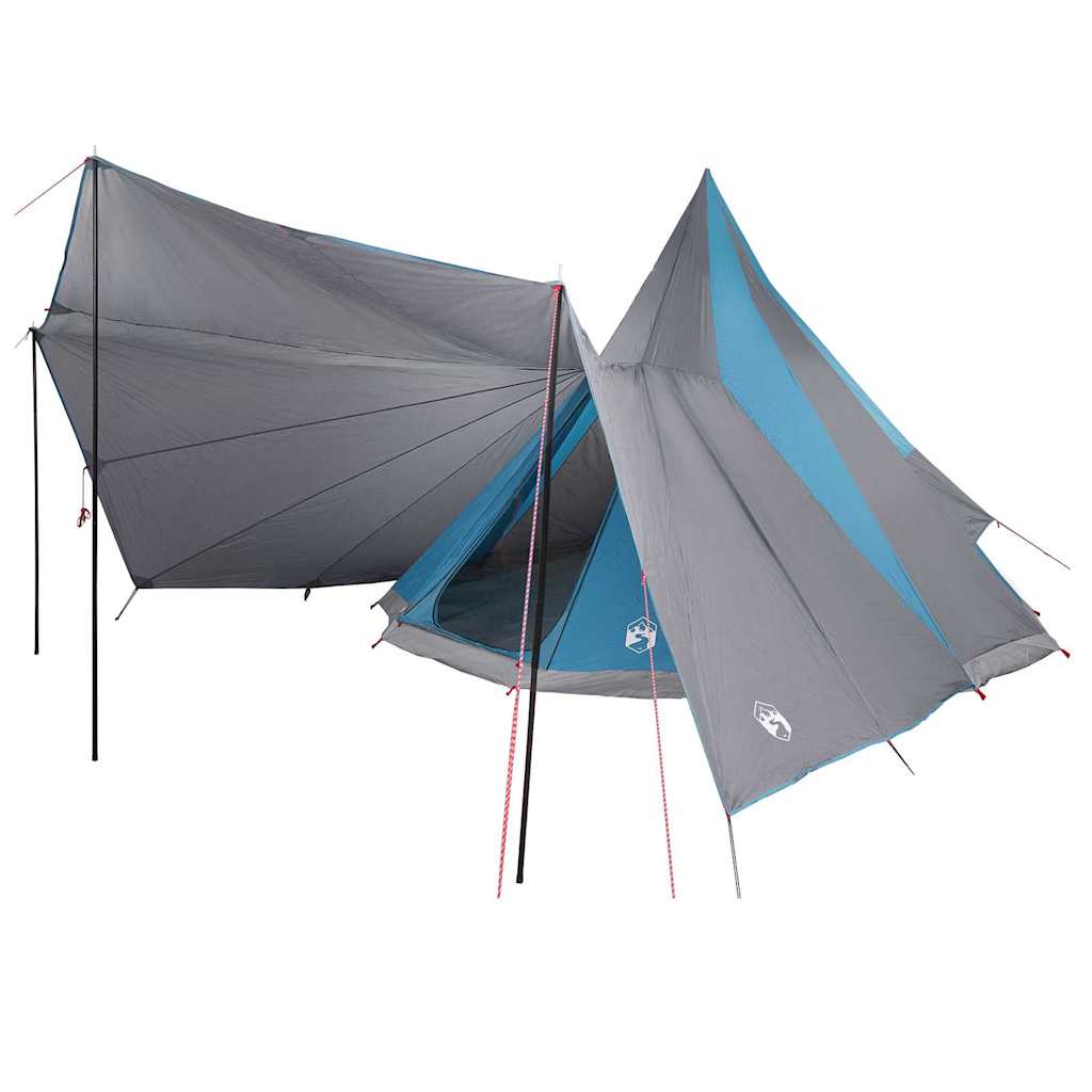 Tenda familiare Vidaxx teepee teepee blu e grigia 510 x 690 x 330 cm