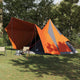 Tenda familiare Vidaxx Teepee grigio e arancione 510 x 690 x 330 cm