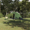 Vidaxx casa de campaña verde 370 x 230 x 185 cm poliéster y fibra de vidrio