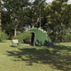 Vidaxx casa de campaña verde 370 x 230 x 185 cm poliéster y fibra de vidrio