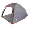 Tienda de campaña vidaxx gris y naranja 370 x 230 x 185 cm poliéster y fibra de vidrio