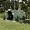 Tenda da bicicletta Vidaxx con tetto con ripostiglio verde 256 x 222 x 182 cm