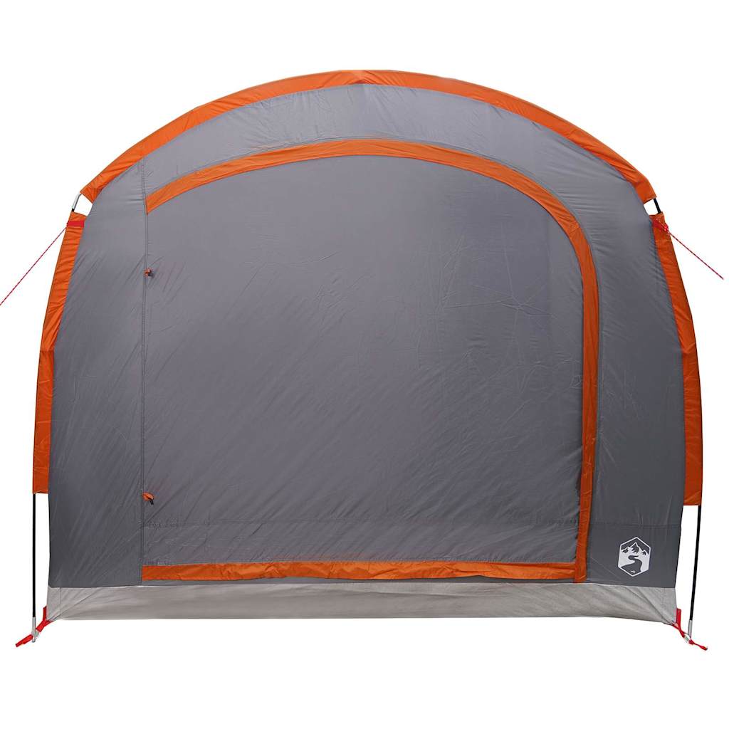 Tienda de campaña vidaxx con techo gris y naranja 268 x 240 x 191 cm poliéster