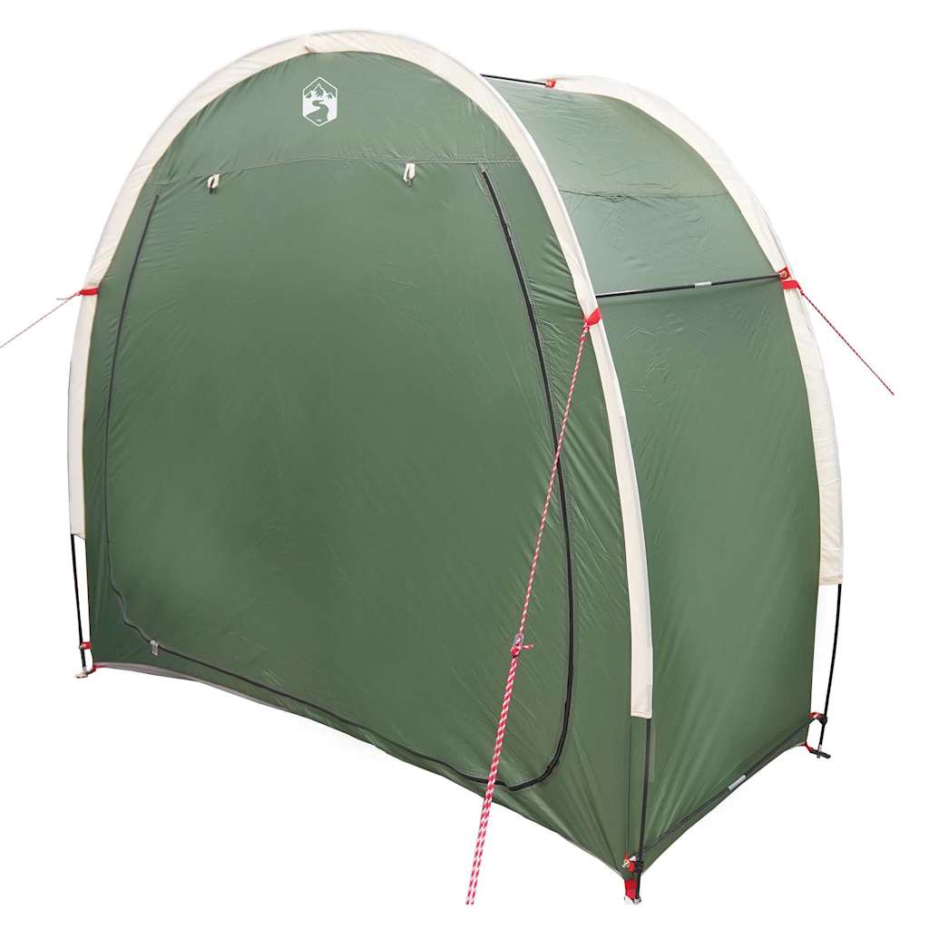Tenda da bicicletta Vidaxx con tetto con ripostiglio verde 210 x 90 x 174 cm