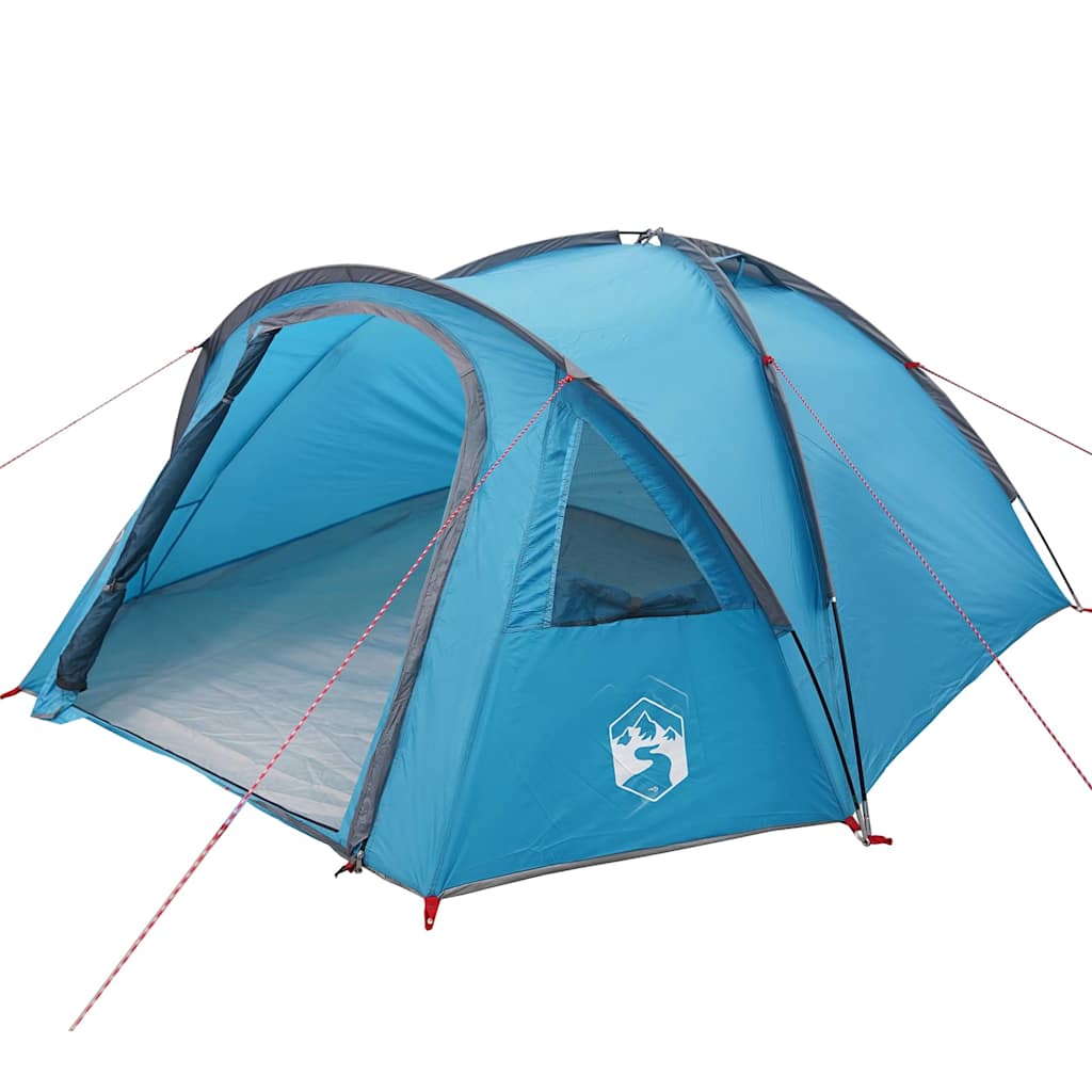 Vidaxl camping tent met dak blauw 308 x 268 x 130 cm polyester