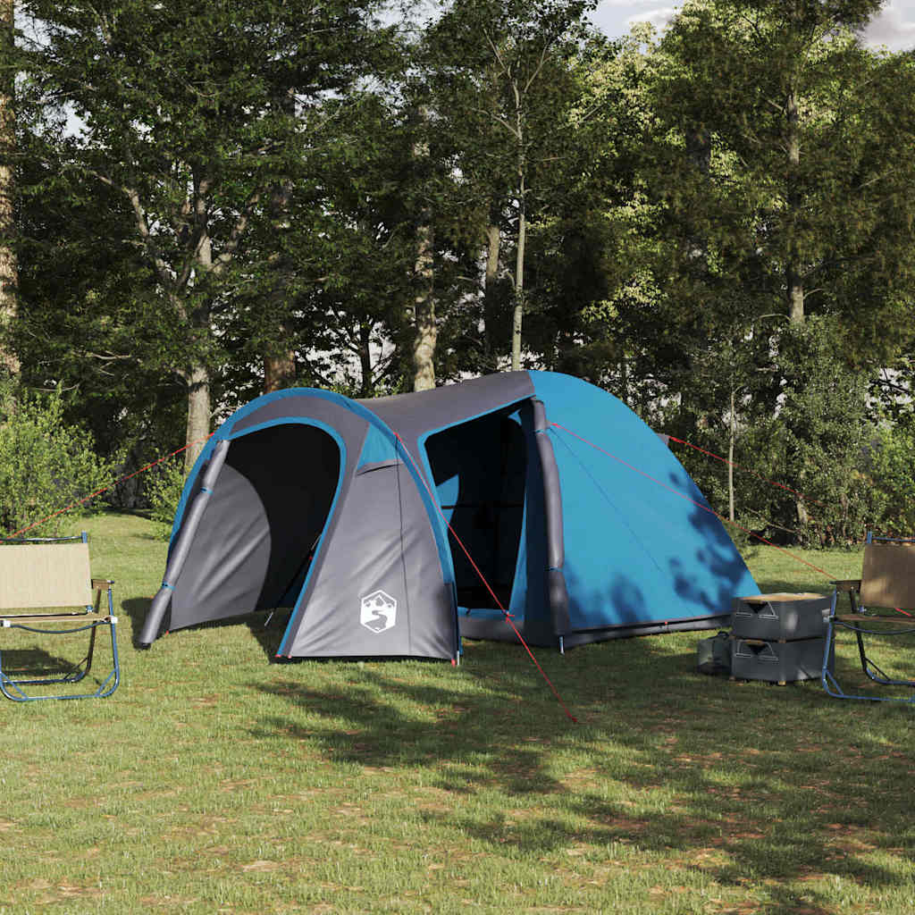 Tenda Vidaxx Dome con tetto con ripostiglio blu 384 x 254 x 170 cm