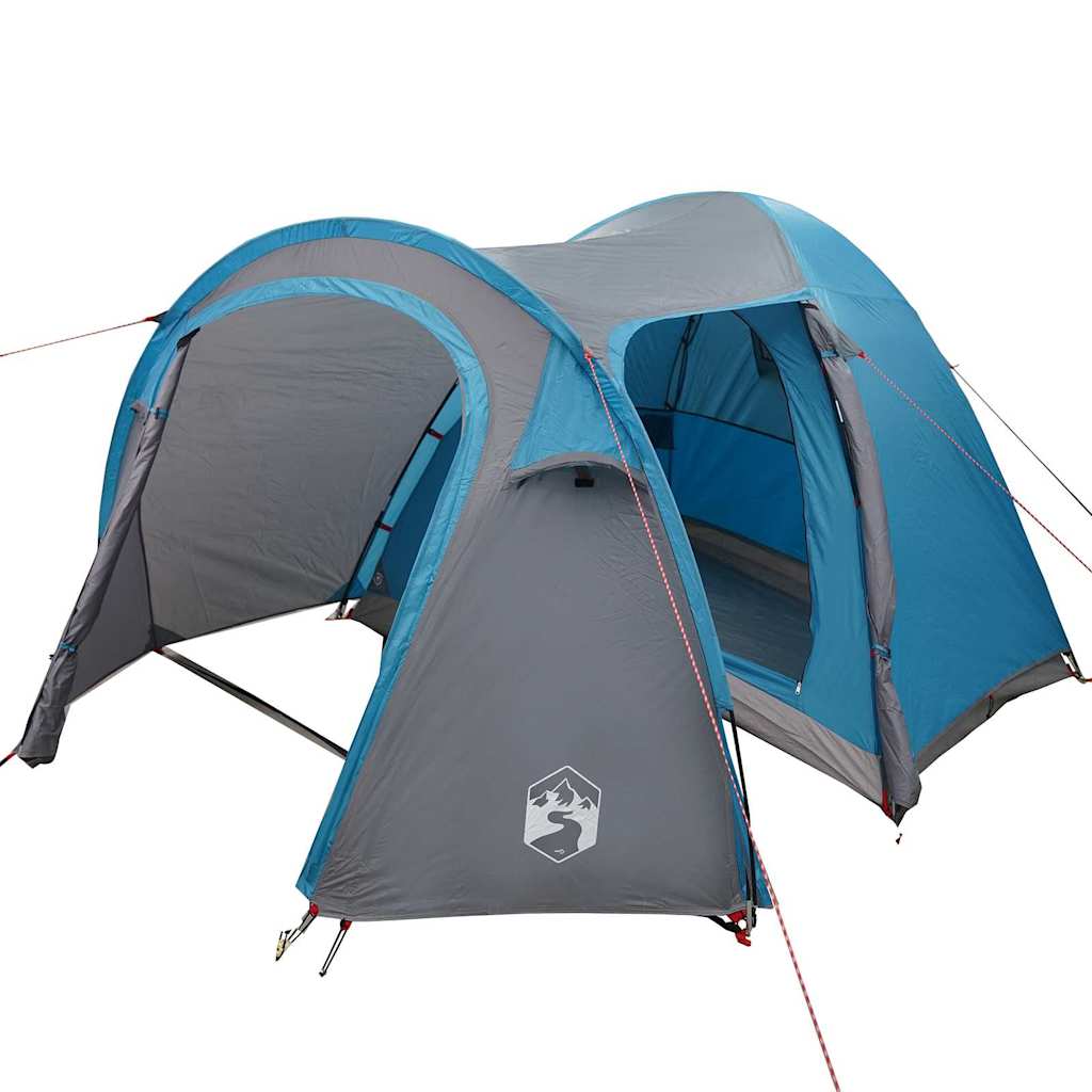 Tenda Vidaxx Dome con tetto con ripostiglio blu 384 x 254 x 170 cm