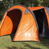 Tenda Vidaxx Dome con tetto grigio e arancione 384 x 254 x 170 cm