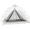 Tenda interna VidaXL con tetto nera 240 x 160 x 133 cm con tessuto a rete