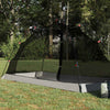 Tenda VidaXL con tetto con ripostiglio grigio e nero 236 x 108 x 120 cm