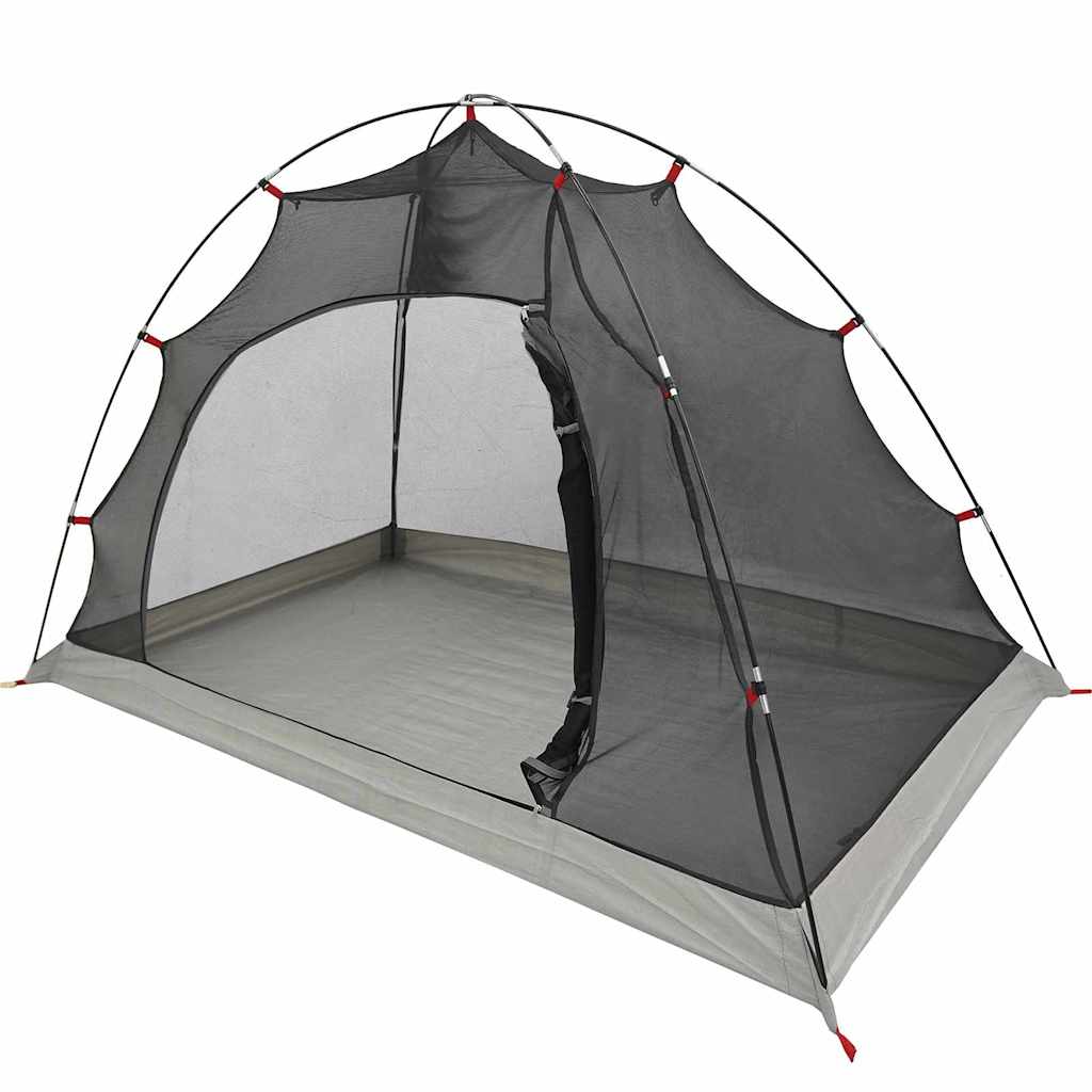 Tienda de campaña VidaXL con techo con almacenaje gris y negro 236 x 108 x 120 cm