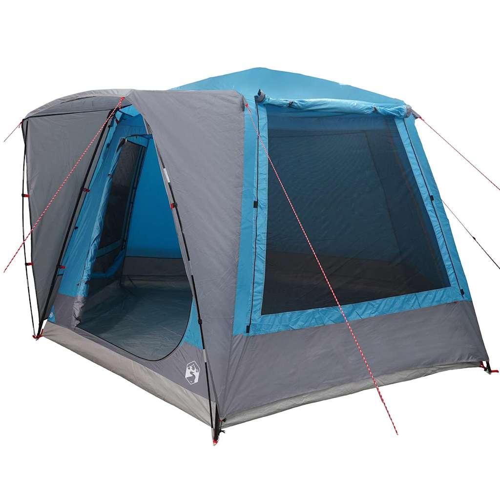 VidaXL tienda de campaña casa con techo azul 420 x 420 x 227 cm poliéster