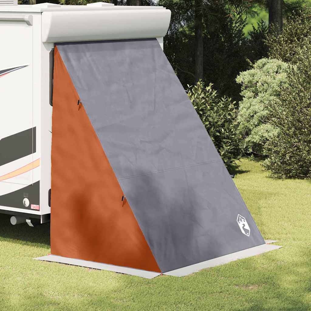 Tienda de campaña Vidaxx para portón trasero con techo tafetán gris y naranja 190 x 150 x 185 cm