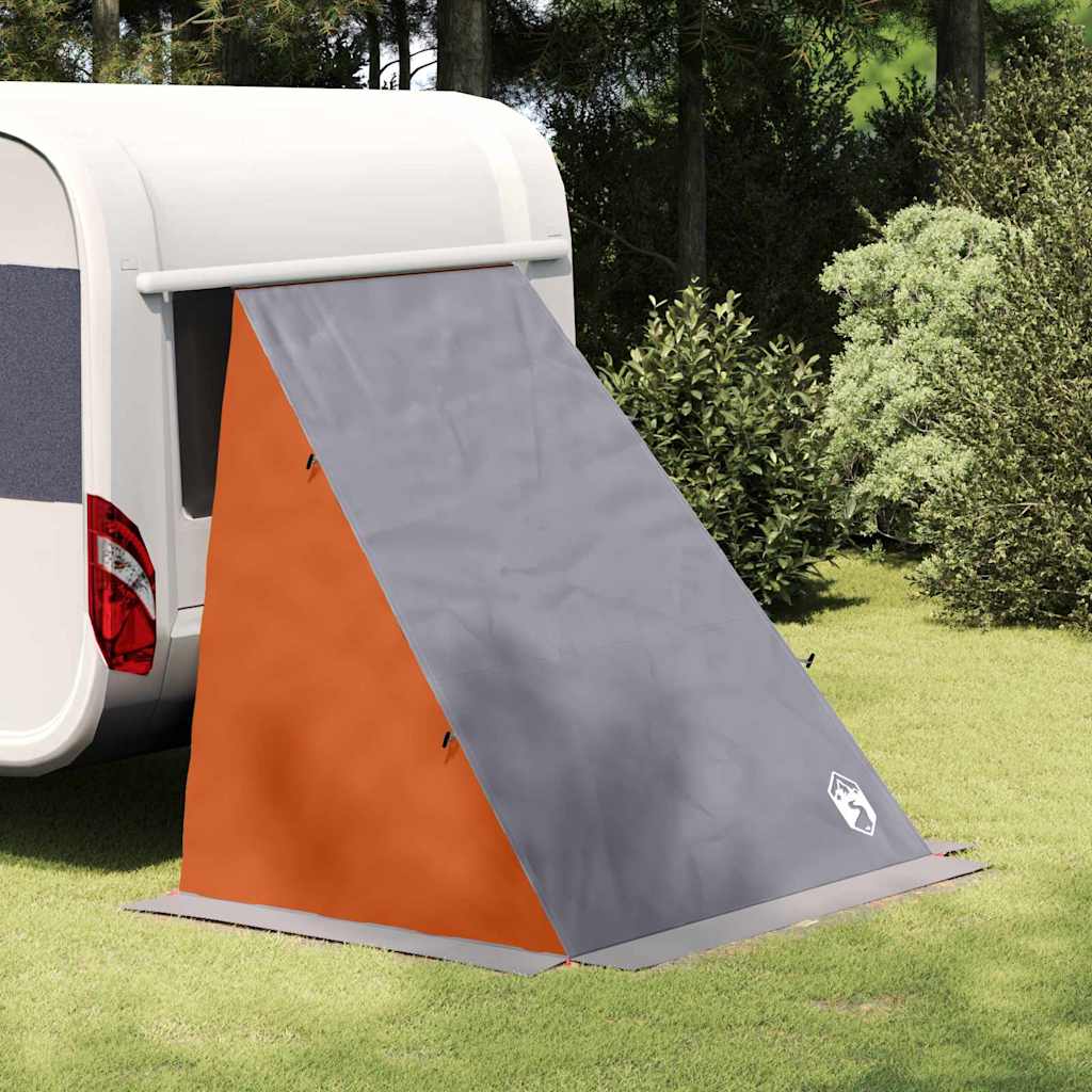 Tenda Vidaxx con portellone posteriore con tetto grigio e arancione 190 x 150 x 185 cm taffetà