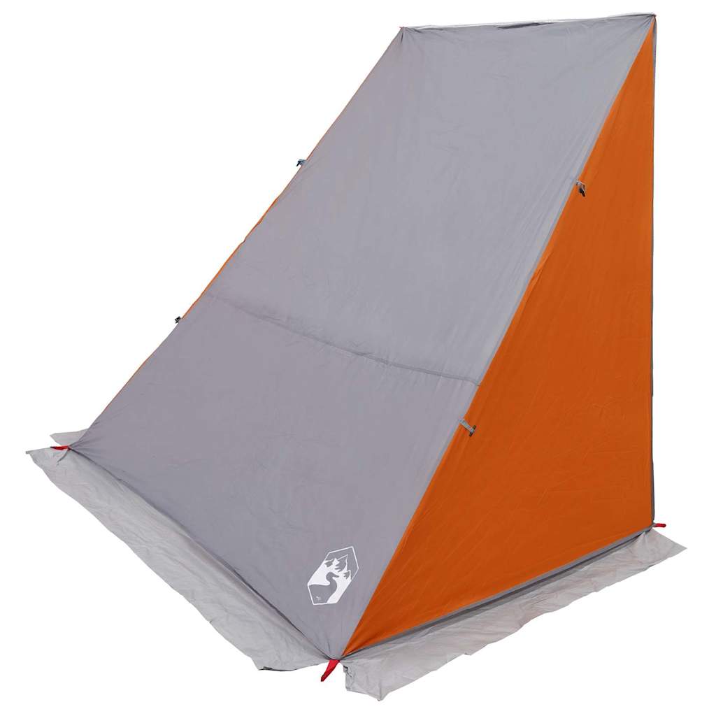 Tenda Vidaxx con portellone posteriore con tetto grigio e arancione 190 x 150 x 185 cm taffetà