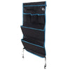 Borsa portaoggetti Vidaxx con portaoggetti nera e blu 91 x 47,5 cm oxford
