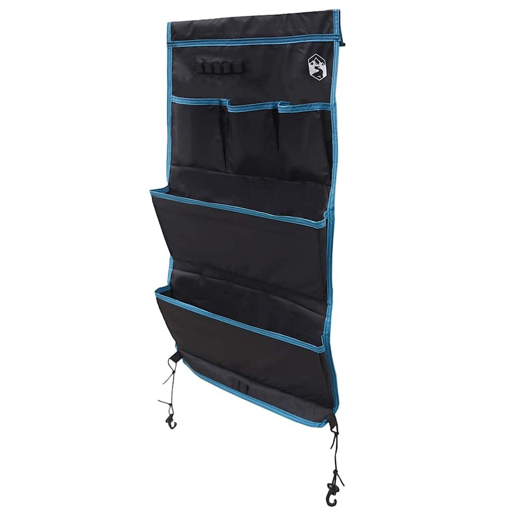 Borsa portaoggetti Vidaxx con portaoggetti nera e blu 91 x 47,5 cm oxford