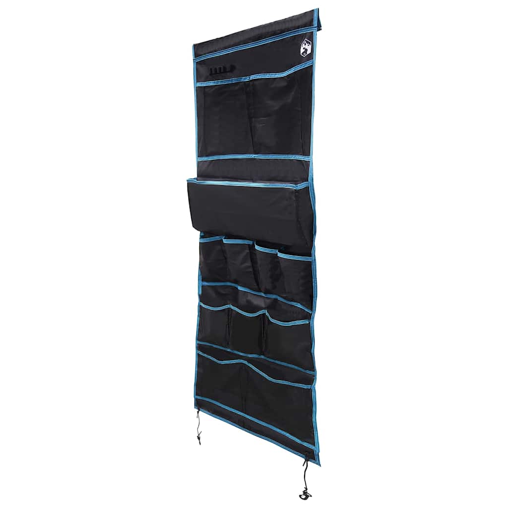 Borsa portaoggetti VidaXL con portaoggetti nera e blu 161 x 58,5 cm oxford