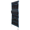 Borsa portaoggetti VidaXL con portaoggetti nera e blu 161 x 58,5 cm oxford