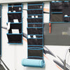 VidaXL bolsa de almacenamiento con almacenamiento negro y azul 125 x 48 cm oxford