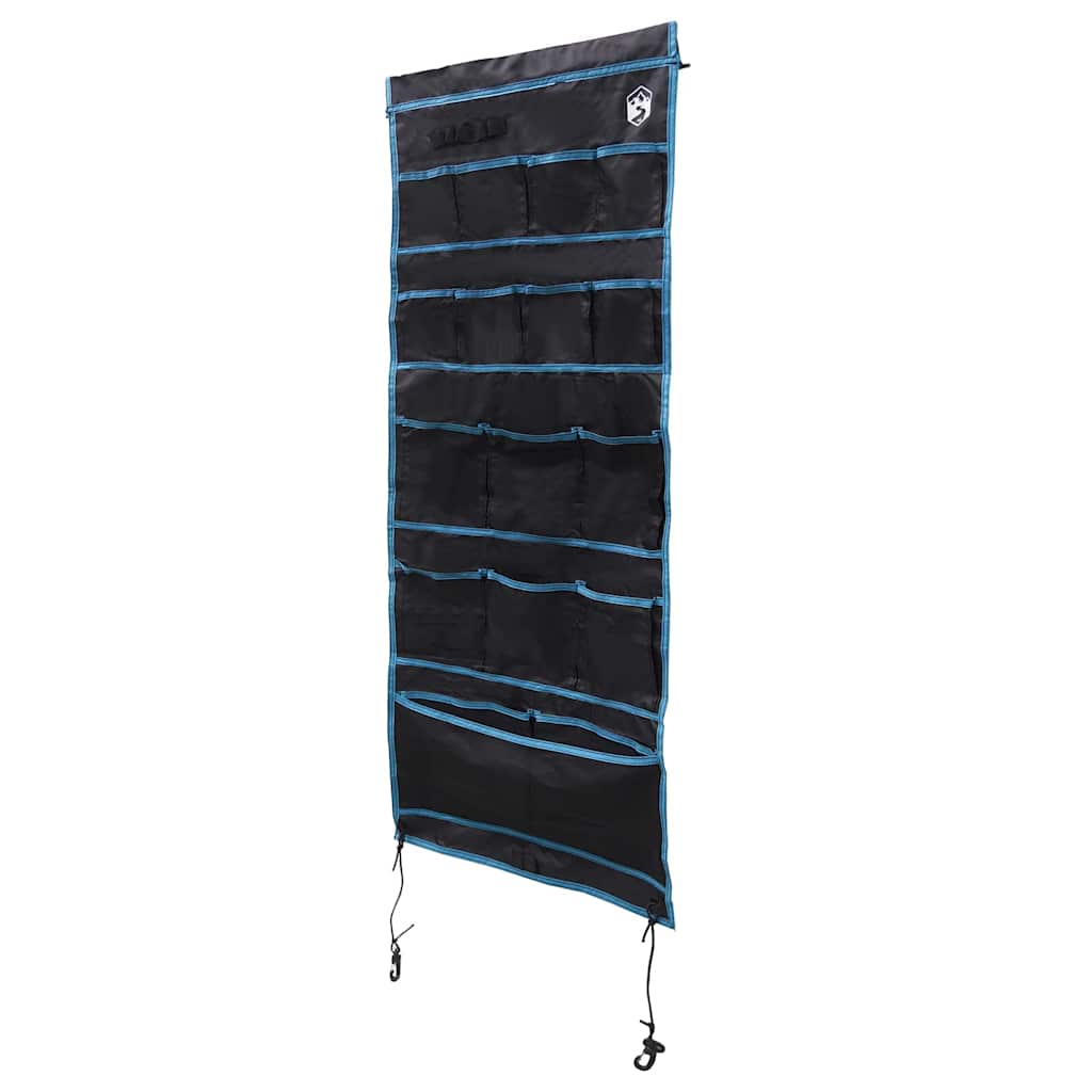 VidaXL bolsa de almacenamiento con almacenamiento negro y azul 125 x 48 cm oxford