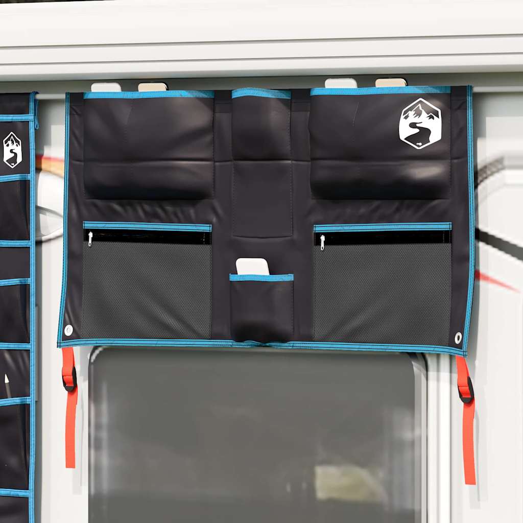 VidaXL bolsa de almacenamiento con almacenamiento negro y azul 98 x 47 cm oxford