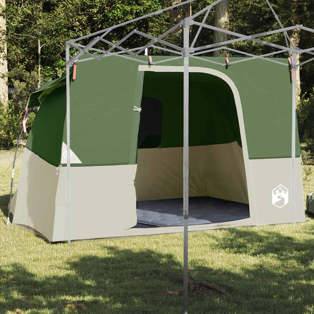 Vidaxl binnentent met dak met opslag groen 280 x 220 x 176 cm taft