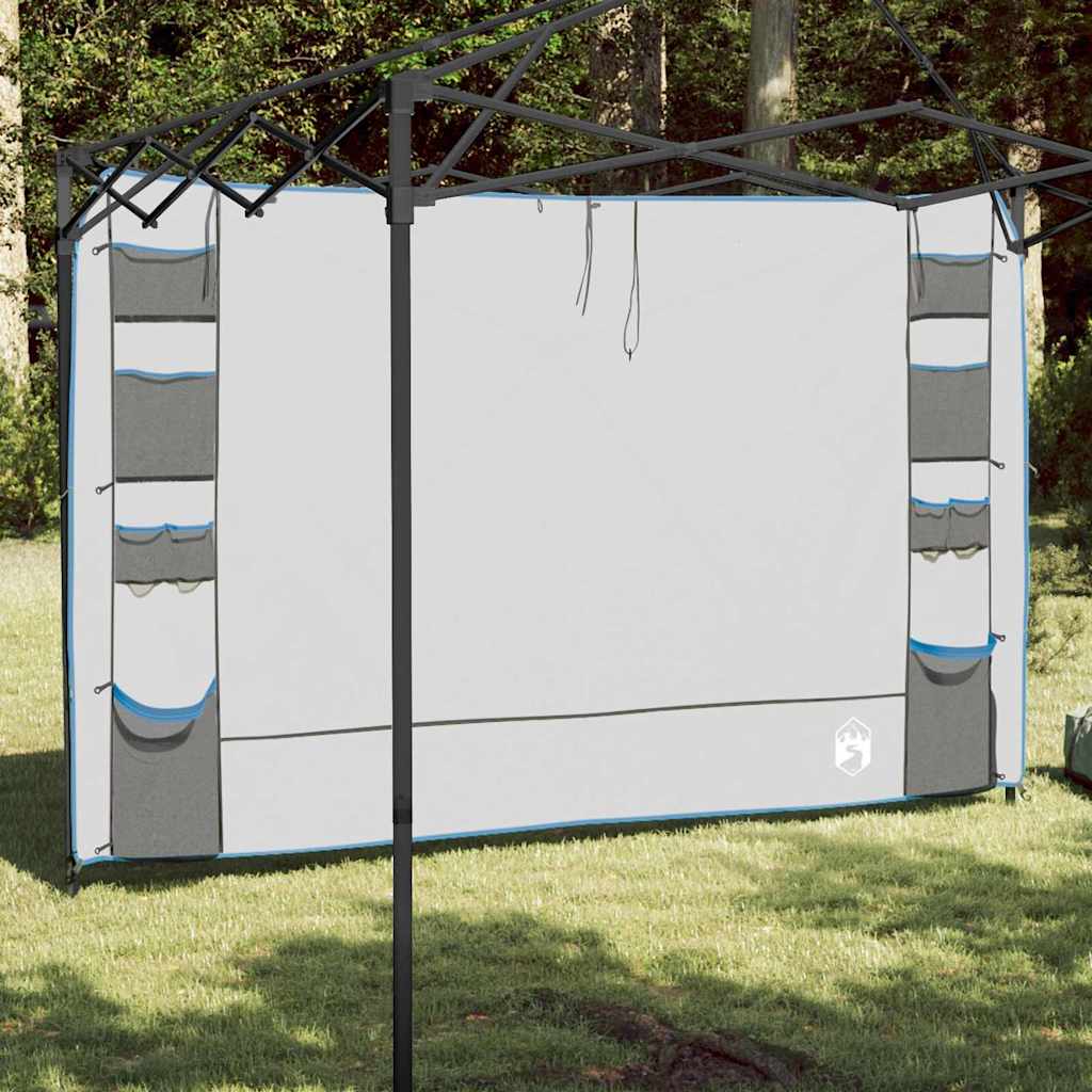 Vidaxx organizer per tenda sospesa grigio e blu 320 x 182 cm oxford