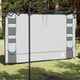 Vidaxx organizador colgante para tienda de campaña gris y azul 320 x 182 cm oxford