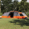 Tienda familiar vidaxx con techo tafetán gris y naranja 833 x 585 x 216 cm