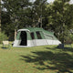 Tienda de campaña familiar vidaxx con techo con almacenamiento tafetán verde 762 x 655 x 218 cm