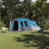 Tienda familiar Vidaxx con techo y almacenamiento tafetán azul 762 x 655 x 218 cm