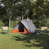 Tienda de campaña VidaXL con techo tafetán gris y naranja 320 x 275 x 190 cm