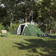 Tienda túnel Vidaxx con techo y almacenamiento tafetán verde 510 x 240 x 156 cm
