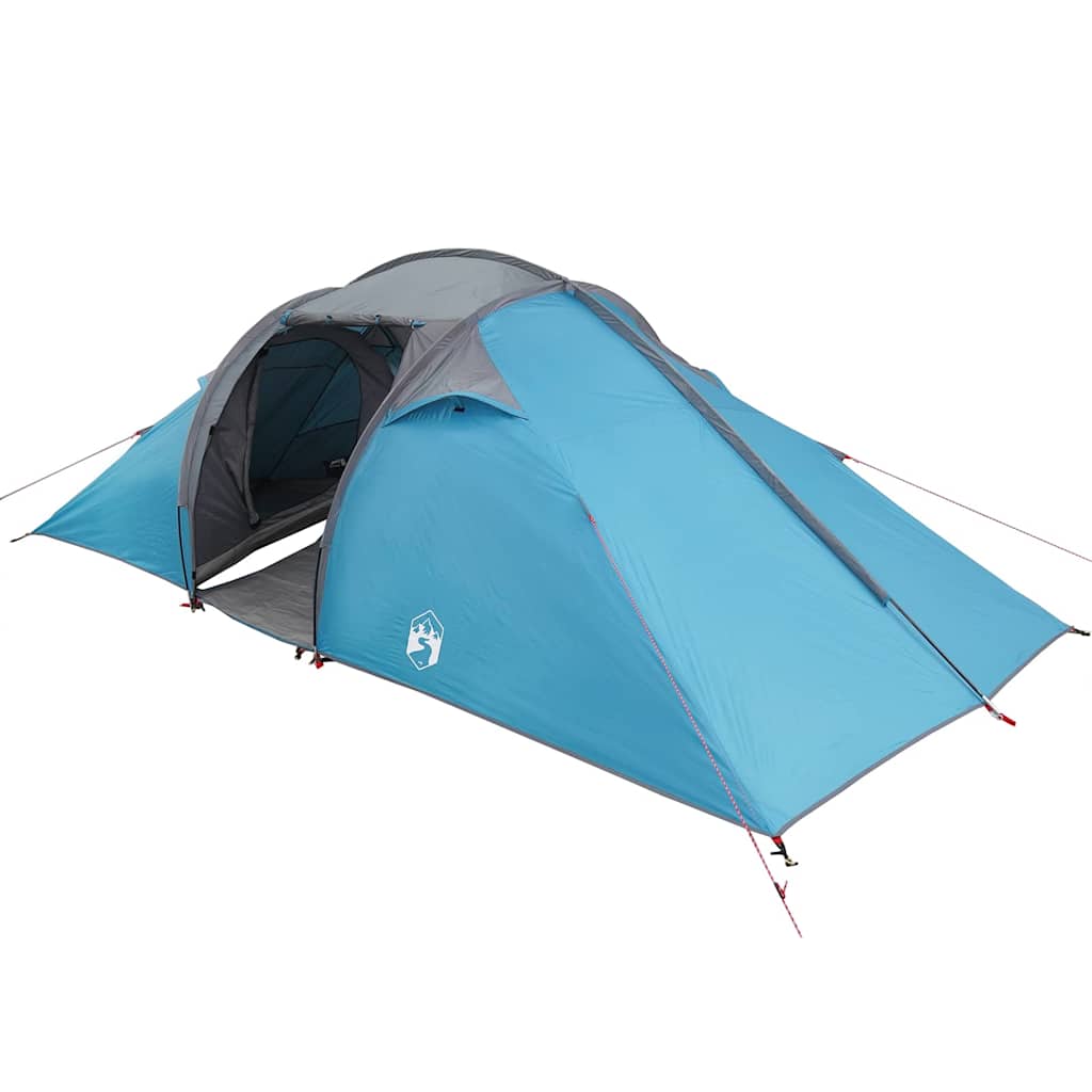 Tenda a tunnel Vidaxx con tetto con ripostiglio blu 510 x 240 x 156 cm taffetà