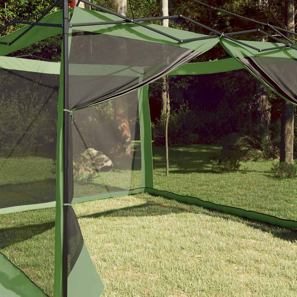 Vidaxl binnentent met dak met opslag groen 303 x 303 x 196 cm taft