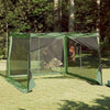 Vidaxl binnentent met dak met opslag groen 303 x 303 x 196 cm taft