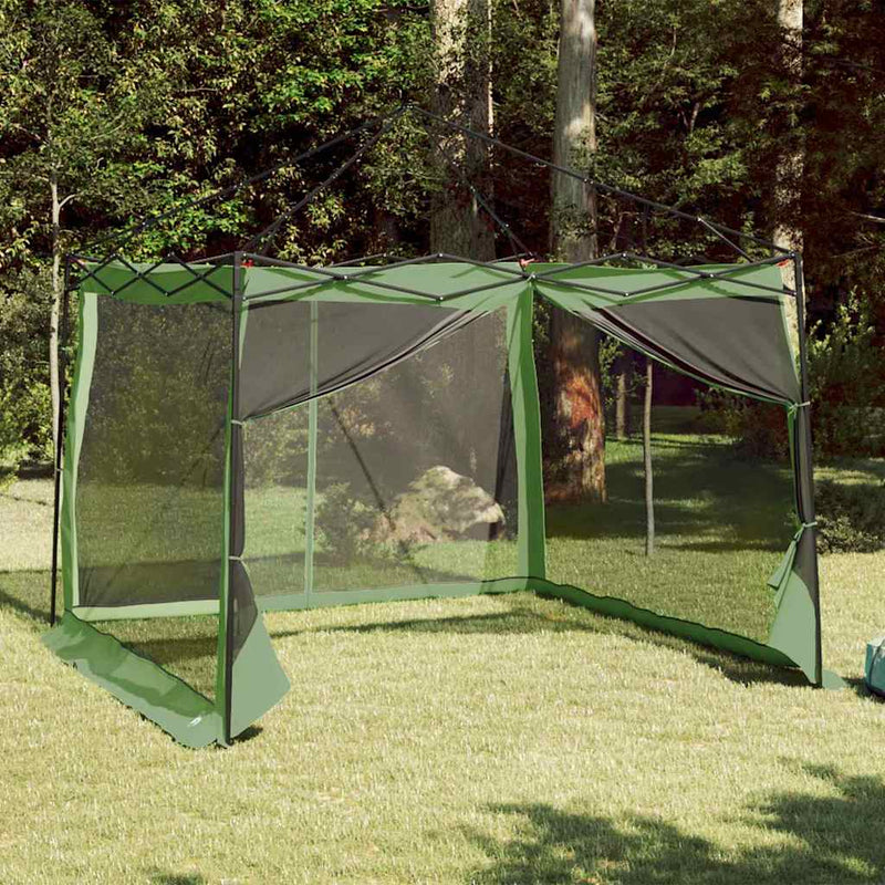 Vidaxl binnentent met dak met opslag groen 303 x 303 x 196 cm taft