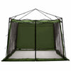 Vidaxl binnentent met dak met opslag groen 303 x 303 x 196 cm taft