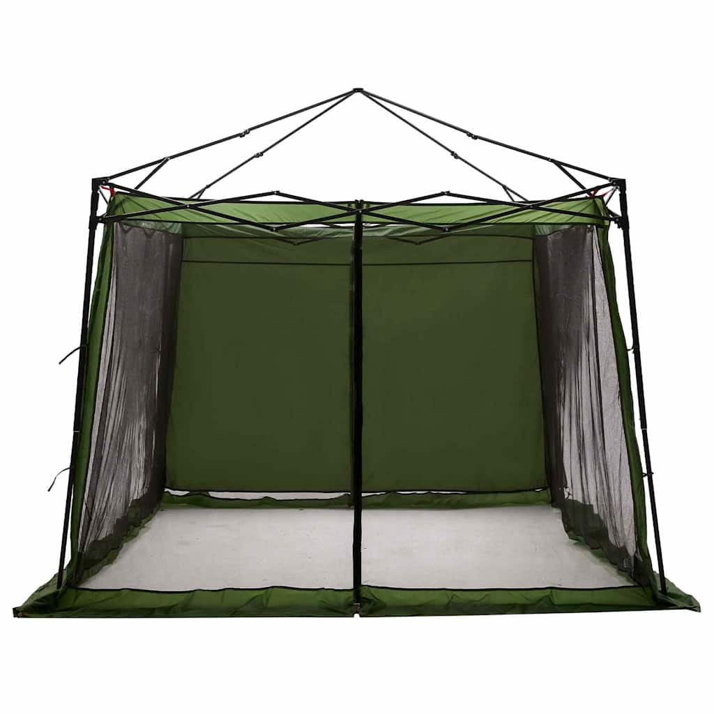Vidaxl binnentent met dak met opslag groen 303 x 303 x 196 cm taft