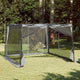 Vidaxl binnentent met dak grijs en oranje 303 x 303 x 196 cm taft