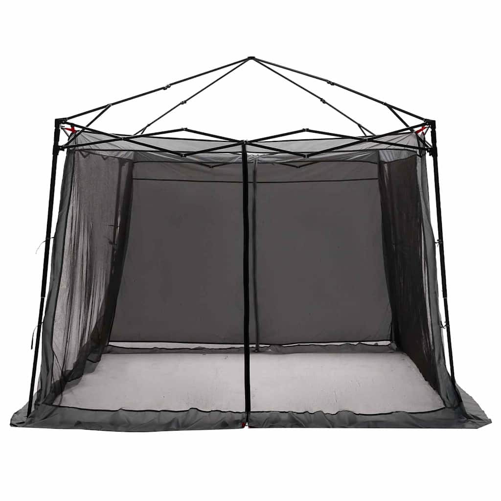 Vidaxl binnentent met dak grijs en oranje 303 x 303 x 196 cm taft