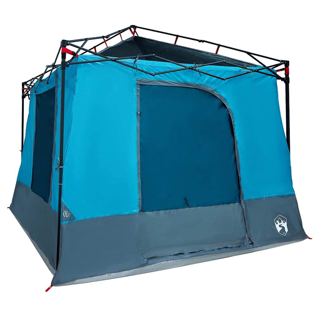 Vidaxx tienda interior con techo con almacenamiento azul 290 x 288 x 234 cm tafetán