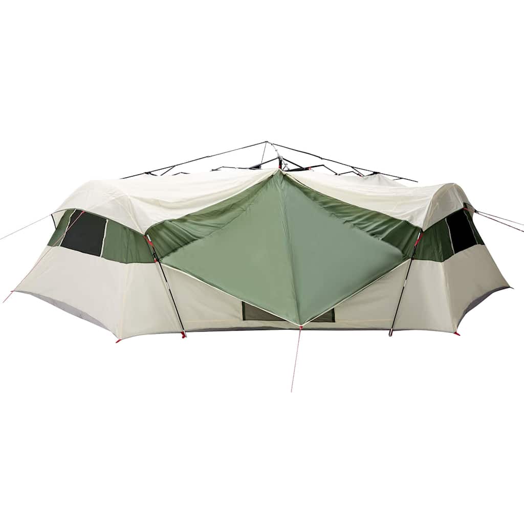 Tenda interna Vidaxx con tetto con ripostiglio verde 520 x 520 x 190 cm taffetà