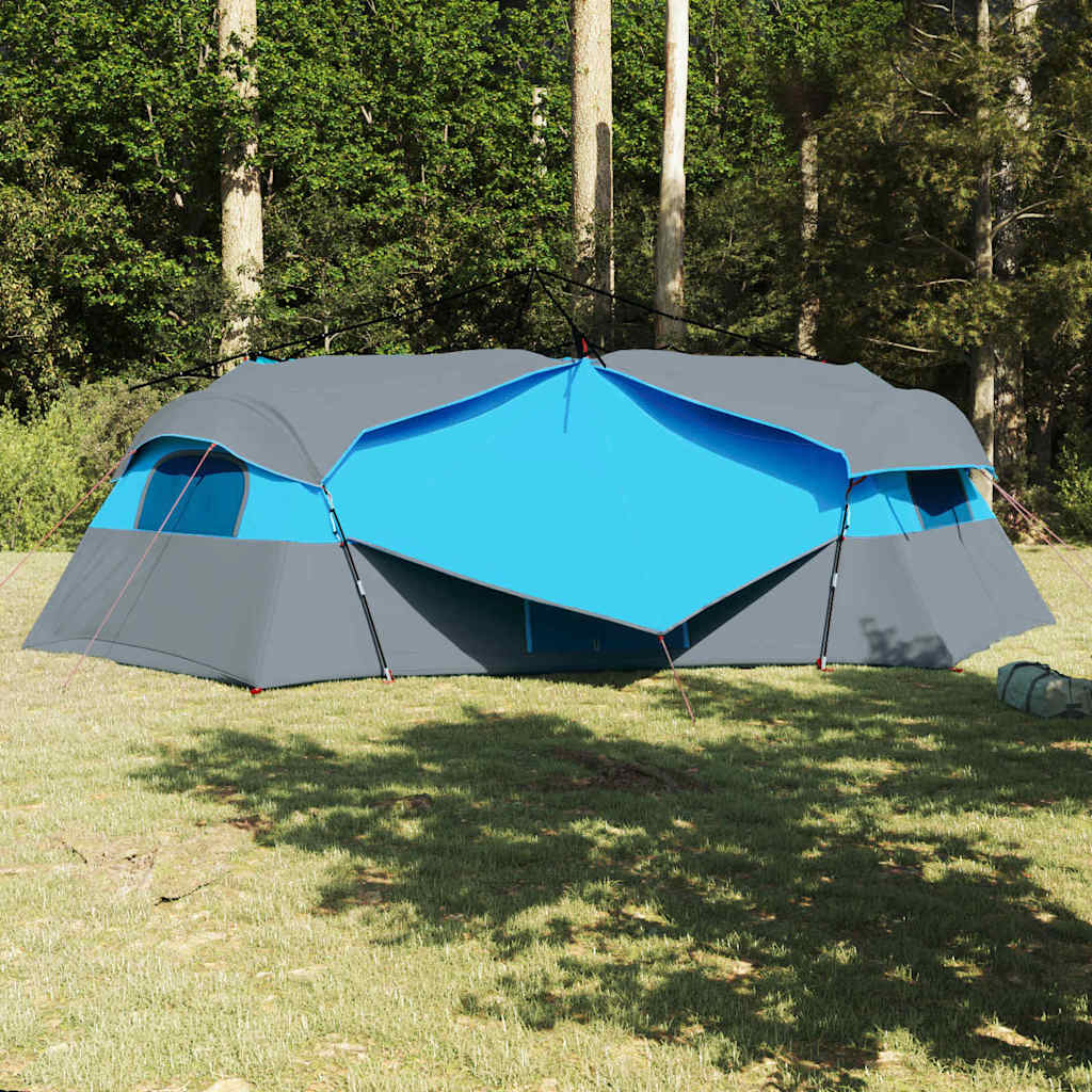 Tenda interna VidaXL con tetto con ripostiglio blu 520 x 520 x 190 cm taffetà