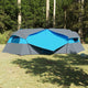 Vidaxl binnentent met dak met opslag blauw 520 x 520 x 190 cm taft