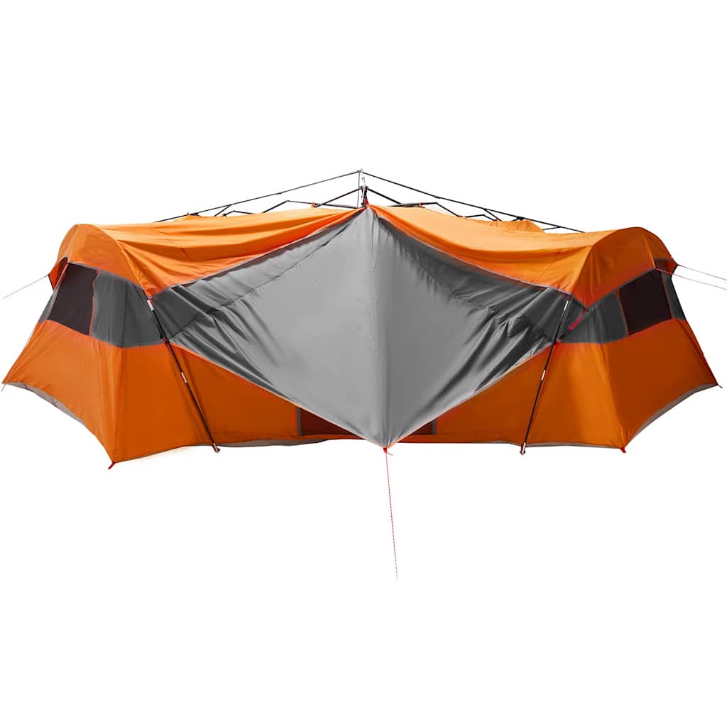 Vidaxl binnentent met dak grijs en oranje 520 x 520 x 190 cm taft