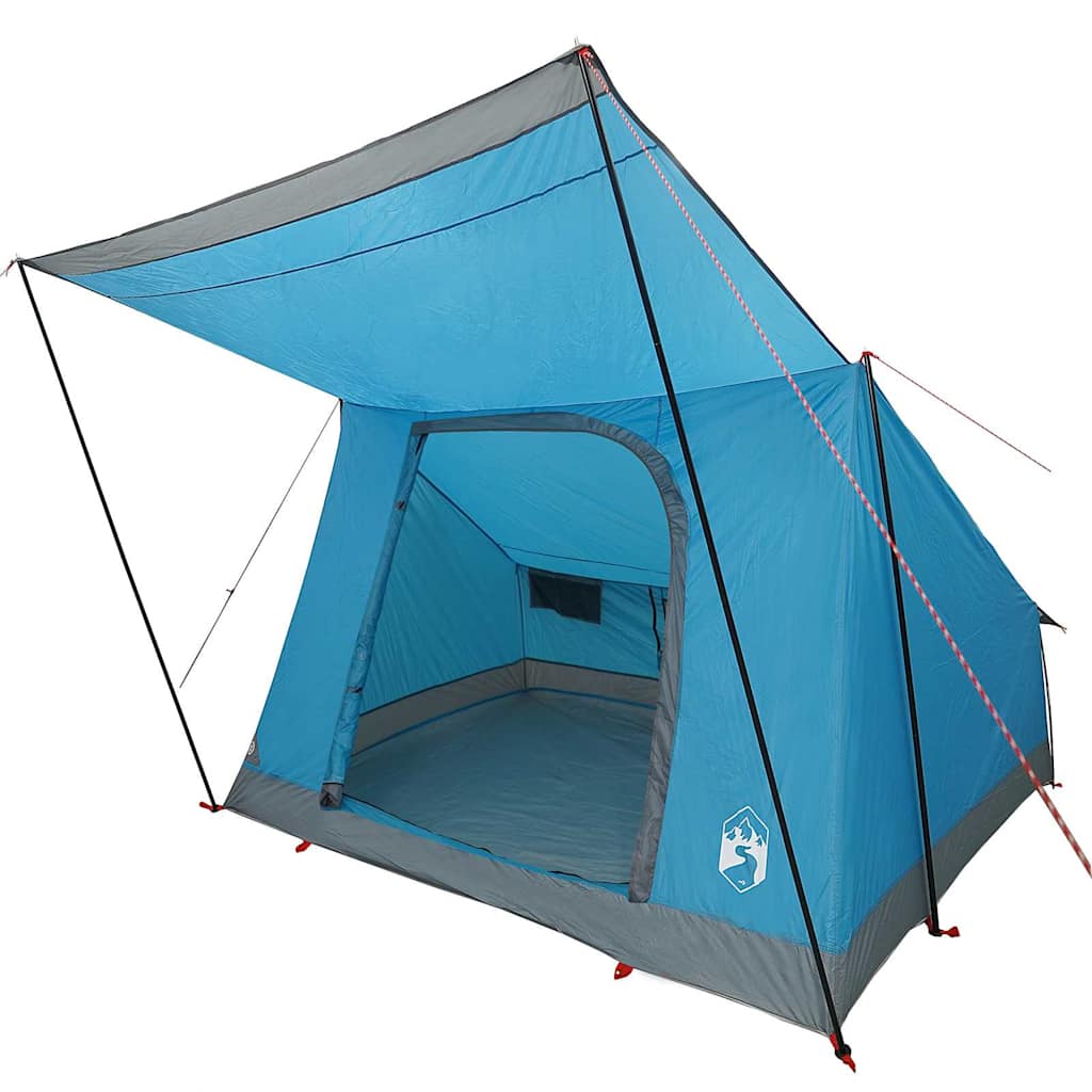 Tenda da campeggio VidaXL con tetto con ripostiglio blu 223 x 163 x 130 cm taffetà